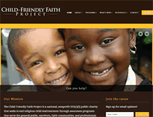 Tablet Screenshot of childfriendlyfaith.org